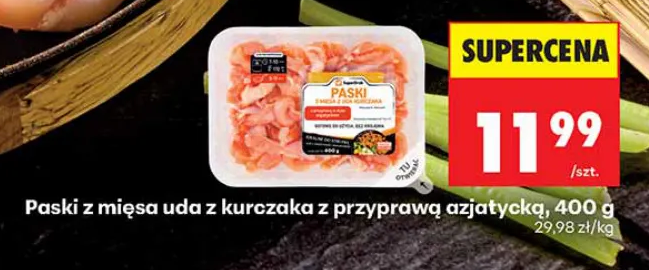 Paski z mięsa ud z kurczaka z przyprawą azjatycką 400 g