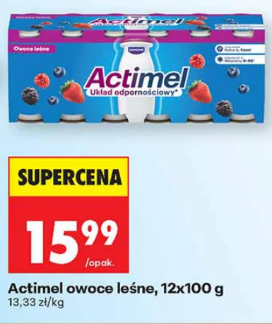 Actimel Owoce leśne 12 × 100 g