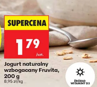Fruvita Jogurt naturalny wzbogacany 200 g