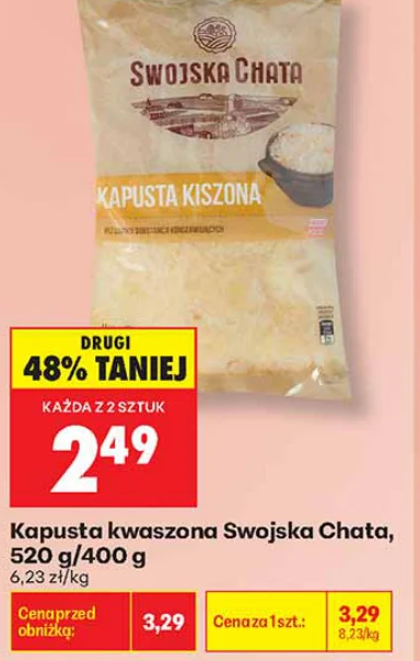 Swojska Chata Kapusta kwaszona 520 g