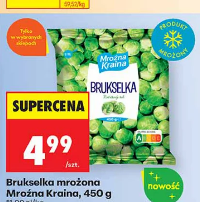 Mroźna Kraina Brukselka mrożona 450 g