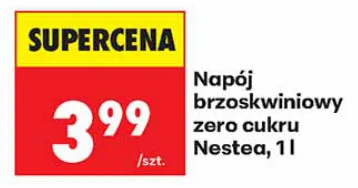 Nestea Napój brzoskwiniowy zero cukru 1 l