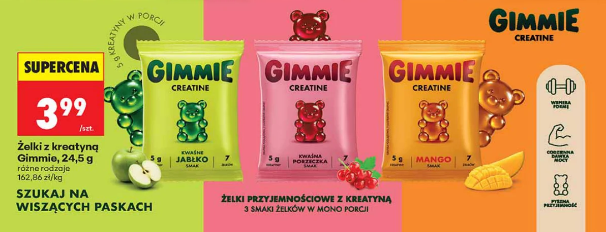 Żelki z kreatyną Gimmie 24,5 g