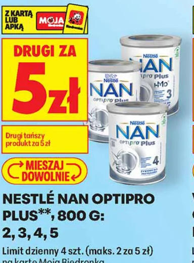 Nestlé NAN Optipro Plus, 800 g, warianty 2, 3, 4, 5