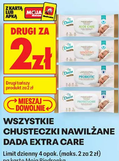 Wszystkie chusteczki nawilżane Dada Extra Care