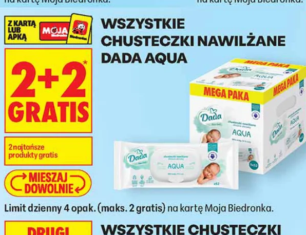 Wszystkie chusteczki Dada Aqua
