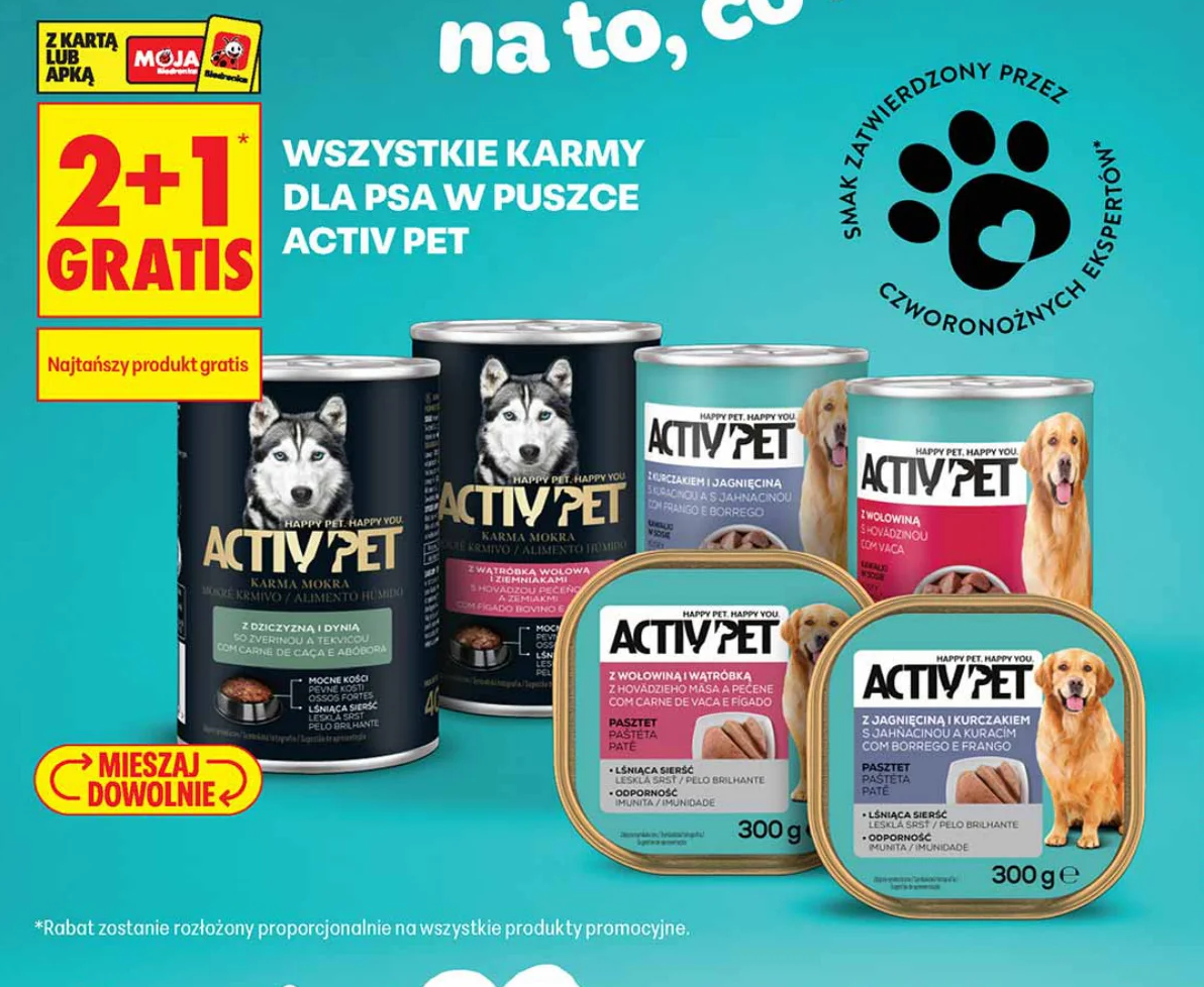 Wszystkie karmy dla psa w puszce Activ Pet