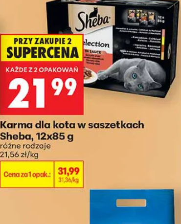 Sheba Karma dla kota w saszetkach 12 × 85 g