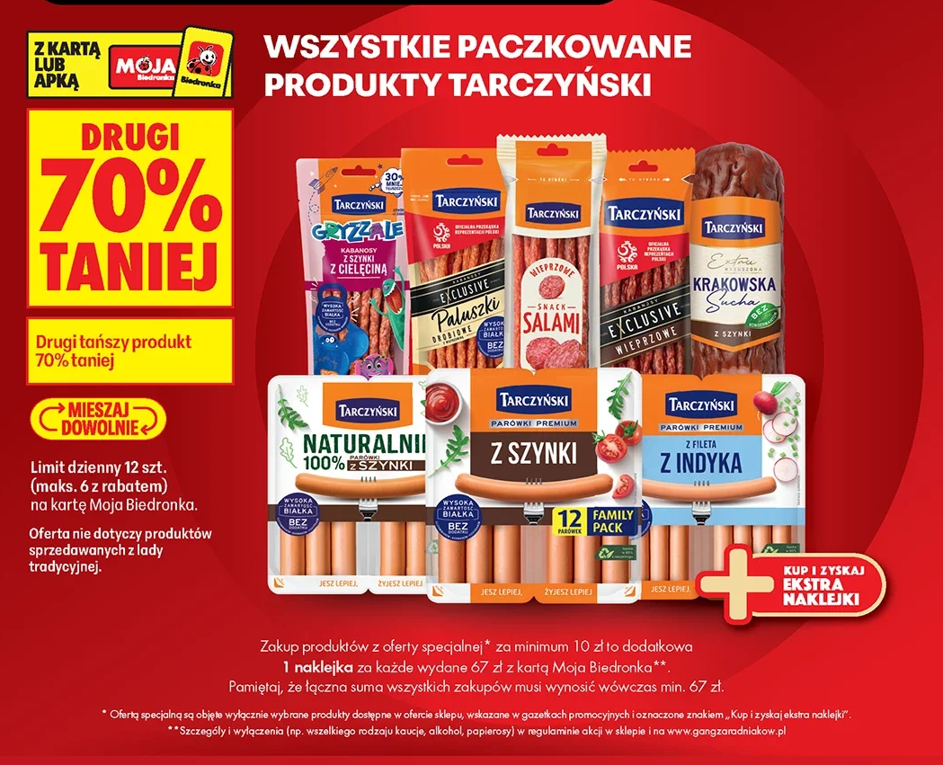 Wszystkie paczkowane produkty Tarczyński