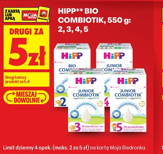 Hipp Bio Combiotik, 550 g: 2, 3, 4, 5