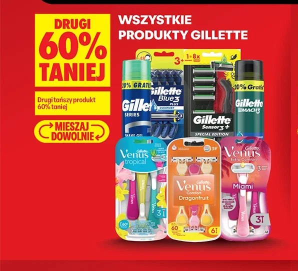 Wszystkie produkty Gillette