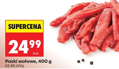 Paski wołowe 400 g