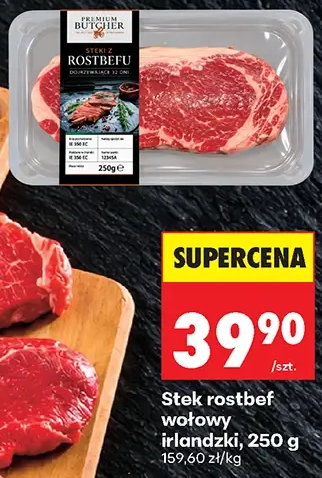 Stek rostbef wołowy irlandzki 250 g
