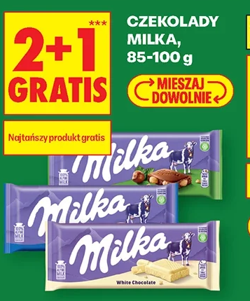 Czekolady Milka, 85–100 g