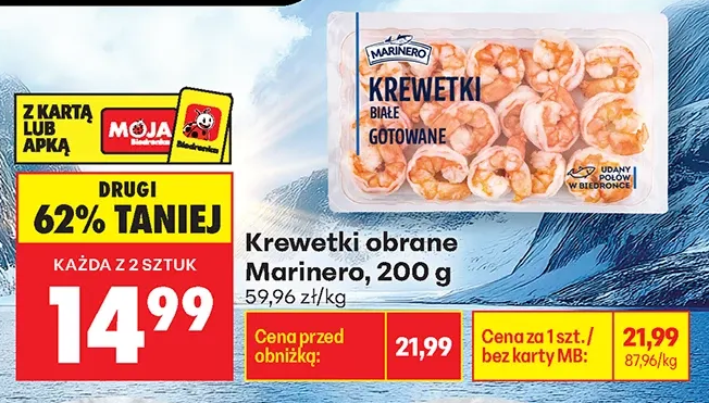Marinero Krewetki obrane 250 g