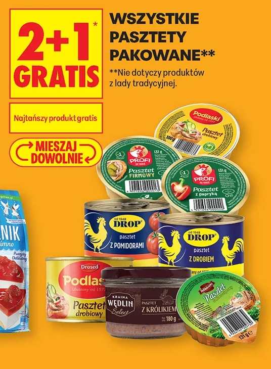Wszystkie pasztety pakowane