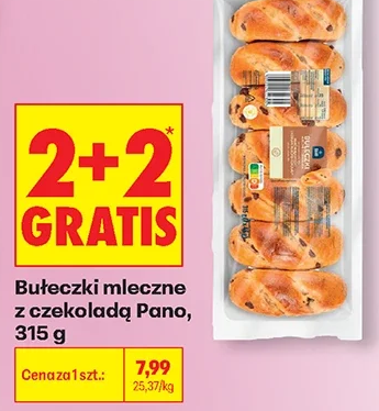 Pano Bułeczki mleczne z czekoladą 315 g