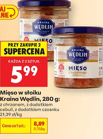 Kraina Wędlin Mięso w słoiku 280 g