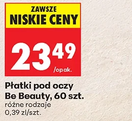 be Beauty Płatki pod oczy 60 szt.