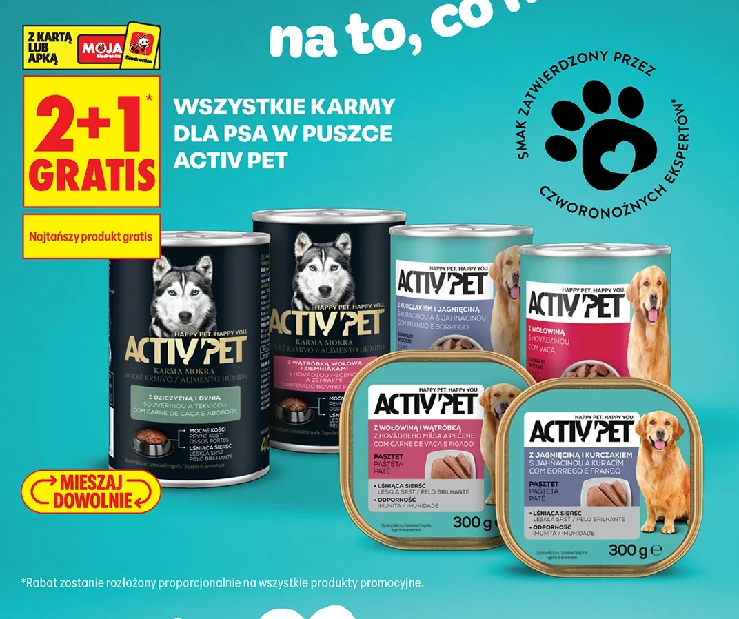 Wszystkie karmy dla psa w puszce Activ Pet