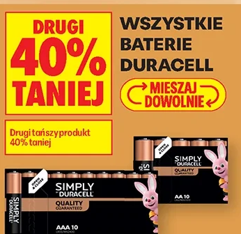 Wszystkie baterie Duracell
