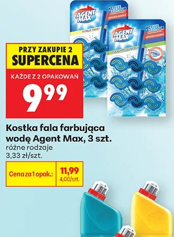 Agent Max Kostka fala barwiąca wodę 3 szt.