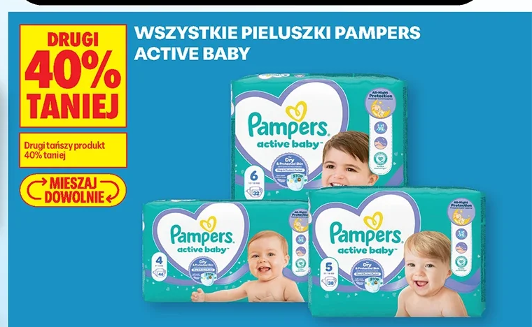 Wszystkie pieluszki Pampers Active Baby