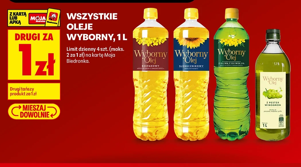 Wszystkie oleje Wyborny, 1 l