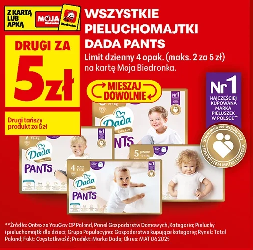 Wszystkie pieluchomajtki Dada Pants