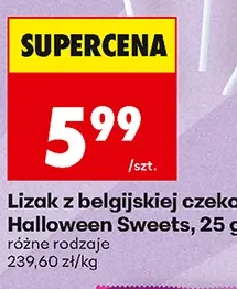 Lizak z belgijskiej czekolady Halloween Sweets 25 g