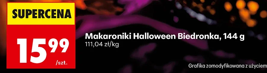Biedronka Makaroniki Halloween 144 g