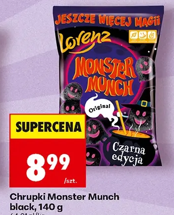 Chrupki Monster Munch black 140 g
