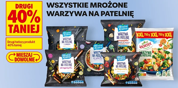 Wszystkie mrożone warzywa na patelnię