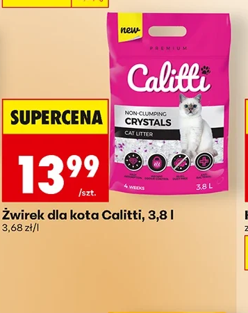 Żwirek dla kota Calitti 3,8 l
