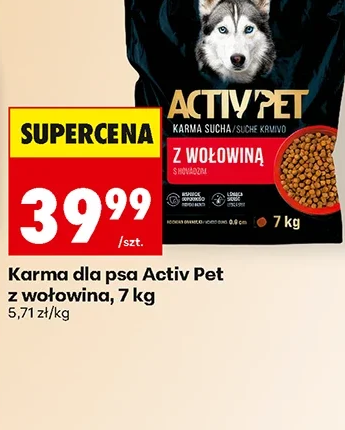 Activ’Pet Karma dla psa z wołowiną 7 kg
