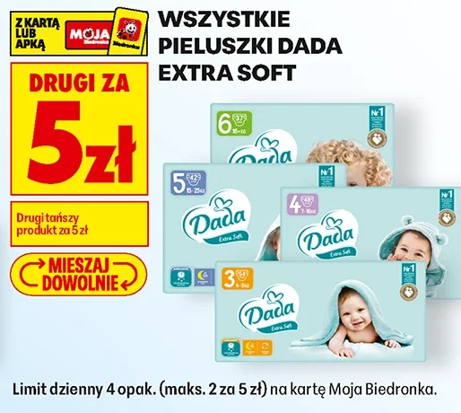 Wszystkie pieluszki Dada Extra Soft
