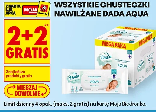 Wszystkie chusteczki nawilżane Dada Aqua