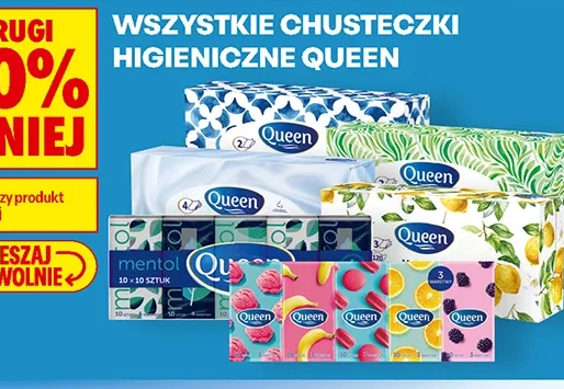 Wszystkie chusteczki higieniczne Queen