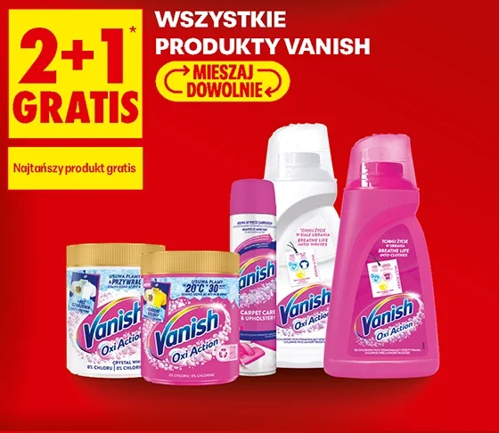 Wszystkie produkty Vanish